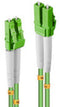 Lindy 46312 - Glasvezel Aansluitkabel - 3.00 m - 1x LC-stekker - 1x LC-stekker - Groen