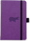 Dingbats* Notitieboek A6 Wildlife Purple Hippo - Gelinieerd