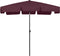 vidaXL - Strandparasol - 200x125 - cm - bordeauxrood