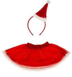 Verkleedpak kerstmis kind - Kerst - Kerstmeisje - 4/6 - Maat 4-6 jaar