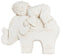 Decoratieve figuren DKD Home Decor Verouderde afwerking Olifant Wit Orientaals Magnesium (44 x 22 x 40 cm)