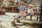 Scoot and Ride Highwaykick 1 - 2in1 Kickboard met Zitting - Verstelbare Hoogte - Bruin