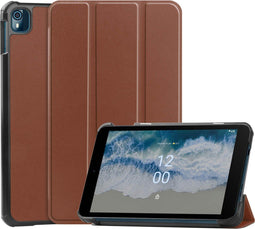 iMoshion Tablet Hoes Geschikt voor Nokia T10 - iMoshion Trifold Bookcase - Bruin