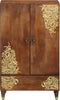 vidaXL - Hoogkast - 60x33x100 - cm - Massief - Houten - Mango