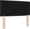 vidaXL - Hoofdbord - Lijnenontwerp - Zwart - 80 - cm - Stof