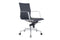 Feel Furniture - Luxe Executive bureaustoel van 100% rundleer - Lage rugleuning – Donker blauw