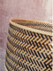 GOOD&MOJO Vloerlamp Java - Bamboe/Zwart - Ø32cm - Modern - Staande lampen voor Woonkamer - Slaapkamer