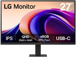 LG 27U631A-B - Monitor - 27" Quad HD 2560x1440 100Hz IPS - Zwart
