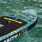 Matchu x Wotto - SUP board - Opblaasbaar - 320x81x15 - Limited edition ART - Blauw limegroen