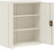 vidaXL - Archiefkast - 90x40x105 - cm - staal - wit