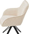 Juskys Clyde - Draaistoel - Hoog zitcomfort - Beige