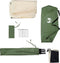 vidaXL - Windscherm - camping - waterdicht - 508x130 - cm - groen
