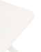 vidaXL - Bistrotafel - 70x70x72 - cm - kunststof - wit