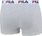 Fila - Man Boxer Elastic Band 2-pack - Grijs - Heren - maat M