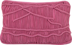 KIRIS - Sierkussen - Roze - 30 x 50 cm - Katoen