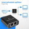 Nuvance - Internet Splitter - 2 Poorten - tot 1000Mbps - USB-C