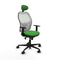 Jorquera Piqueras y Crespo 1D036N1 - Bureaustoel - Hoofdsteun - Groen