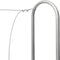 vidaXL - Haardhoutrek - met - regenhoes - 250x25x150 - cm - gegalvaniseerd - staal