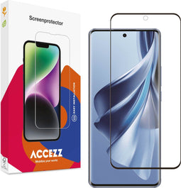 Accezz Gehard Glas Full Cover - Screenprotector - 9H gehard glas - voor Oppo Reno 10 en Oppo Reno 10 Pro