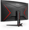 AOC C32G2ZE - Gaming Monitor - 32 inch - 240Hz - FreeSync - Zwart
