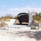 vidaXL - Strandtent - 2-persoons - waterdicht - grijs