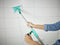 Leifheit Flexipad - Bad- en tegelwisser - 360° draaibaar - Turquoise/Wit