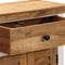 vidaXL - Dressoir - 55x30x73 - cm - massief - ruw - mangohout - wit - en - bruin