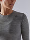 Craft Fuseknit Comfort Rn L/S Thermoshirt Dames - Zacht en elastisch - Dark Grey