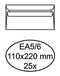 Bankenvelop EA5/6 80gr Superwit Zelfklevend