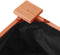 vidaXL - Plantenbak - met - voering - 71x37x76 - cm - massief - vurenhout - bruin