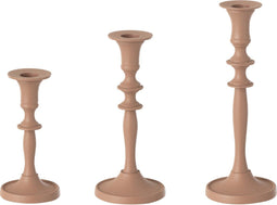 J-Line kaarshouder Klassiek - aluminium - oud roze - 3 stuks