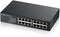 ZyXEL GS1100-16 - 16 Poorts Unmanaged Gigabit Switch - Fluisterstil zonder ventilator