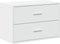 vidaXL - Kast - met - 2 - lades - 60x31x40 - cm - bewerkt - hout - wit