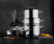 Saveur Selects Voyage 10-delige Pannenset - Tri-Ply RVS - PFAS-vrij - Ovenbestendig tot 260°C (10 stuks)