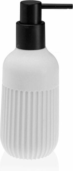 Zeepdispenser Versa Stria Wit Plastic Hars (6,5 x 18,5 x 6,5 cm)