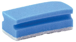 Primesource - Schuurspons primesource met greep 7x14cm blauw/wit