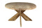 HSM Collection-Ovale Eettafel Met Kruispoot-180x100x75-Naturel-Teak