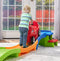 Step2 Up & Down Roller Coaster Rapid Ride & Hide Edition - Kinderachtbaan met loopauto - 2,74m achtbaan voor kinderen met speelgoed auto