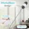 VAIVE Plumeau - Uitschuifbaar tot 280 cm - 360° Draaibaar - Grijs (set van 4)