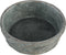 PTMD Yutto Grey Cement Bowl Round Jute Pattern L