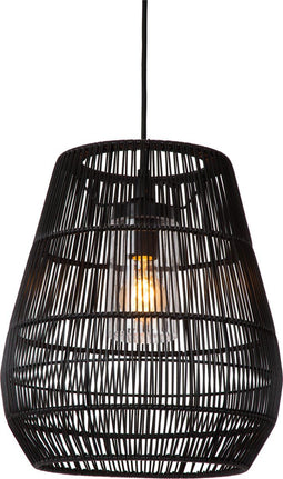 Lucide NERIDA - Hanglamp Buiten - Ø 35 cm - IP44 - Zwart - Dimbaar