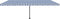 vidaXL - Luifel - vrijstaand - automatisch - 600x300 - cm - blauw - en - wit