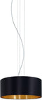 EGLO Maserlo - Hanglamp - 3 lichts - E27 - Ø 53 cm - Zwart Goud