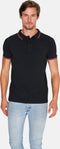Mario Russo Polo Edward - Polo Shirt Heren - 100% Katoen - Zwart
