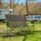 Coast Oversized Campingstoel - 2-persoons - 300 kg - 149 x 70 x 80 cm - Blauw