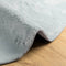 vidaXL - Vloerkleed - HUARTE - laagpolig - zacht - wasbaar - Ø - 120 - cm - blauw