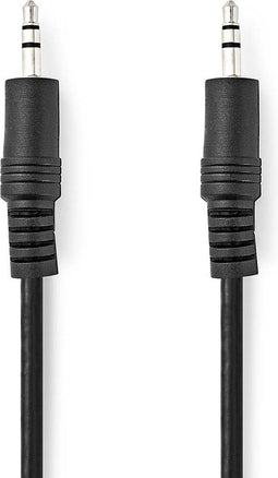 Nedis CAGP22000BK05 - Stereo audiokabel 3,5 mm - 50 cm - Zwart