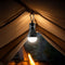 Travelhawk Campinglamp - 4 Stuks - LED - Waterbestendig - Zwart (4 stuks)