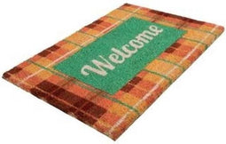 Fisura Deurmat - Welcome Summer - 40 X 60 Cm - Kokosvezel Groen