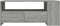 vidaXL - Salontafel - 102x55x42 - cm - bewerkt - hout - grijs - sonoma - eikenkleurig